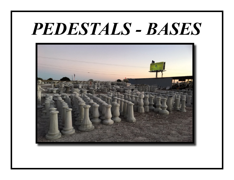 2024 Pedestals